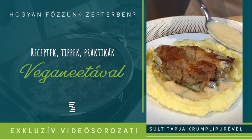 Hogyan főzzünk Zepterben? Mézes, mustáros sült tarja krumplipürével