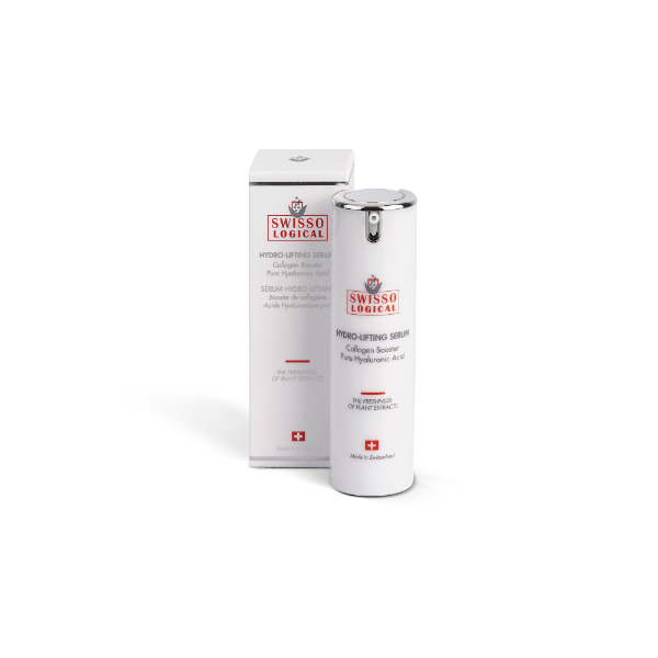 Zepter Swisso Logical moisturizing and lifting serum - biomimetic peptides with pure hyaluronic acid, paraben-free, hypoallergenic (30 ml)