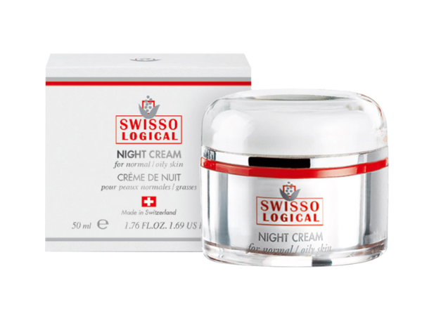Zepter Swisso Logical a rich, nourishing night cream for normal and oily skin - jojoba, echinacea, squalene - Swiss recipe (50 ml)