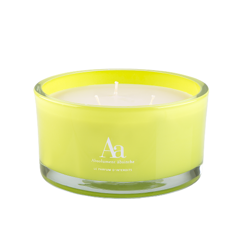 Zepter świeca zapachowa Absolument Absinthe - duża świeca zapachowa, wosk roślinny 90%, perfumy francuskie Absolument Parfumeur 10%, masa 1.3 kg