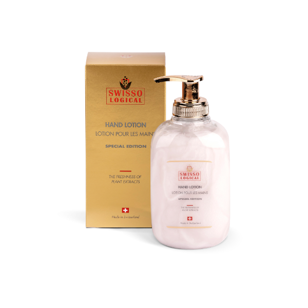 Zepter Swisso Logical illuminating hand balm - aloe, echinacea, vitamin B6, with gold nanoparticles - convenient applicator (300 ml)